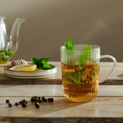 CASA PAUSA Verre à Thé Avec Anse 45 CL Transparent