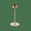 CASA PHANTOM Support Pour Bougie Chauffe-plat Doré Clair