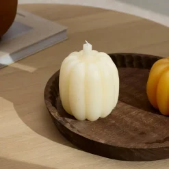 CASA PUMPKIN Bougie Ivoire