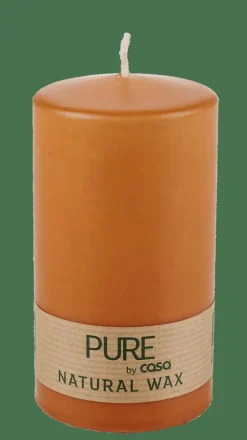 CASA PURE Bougie Cylindrique Caramel