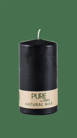 CASA PURE Bougie Cylindrique Noir