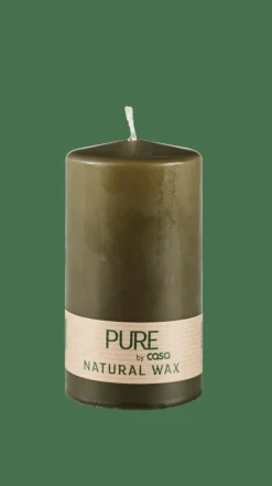 CASA PURE Bougie Cylindrique Vert