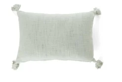 CASA RAVI Coussin Bleu Clair
