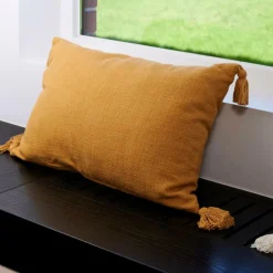 CASA RAVI Coussin Brun