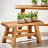 CASA RECYCLE Table à Plantes Naturel