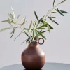 CASA RONDO Vase Brun Foncé