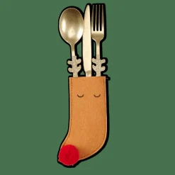 CASA RUDOLPH Sachet Pour Couverts Brun