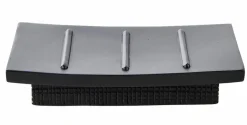 CASA SAMOURAI Brosse WC Avec Support Noir