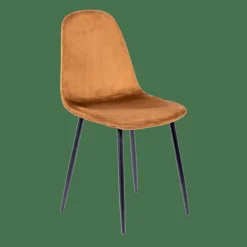 CASA SILKE Chaise De Salle à Manger Caramel