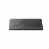 CASA SLATE Assiette Noir