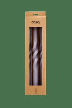 CASA SPIRAL Bougie S/3 Mauve