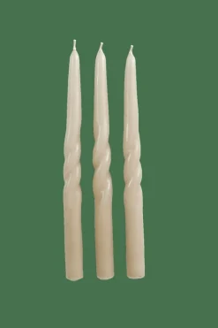 CASA SPIRAL Bougie S/3 Taupe
