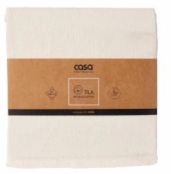 CASA UNI Set De 20 Serviettes Blanc