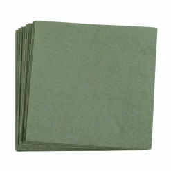 CASA UNI Set De 20 Serviettes Rouge
