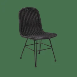 CASA VIENNA Chaise De Salle à Manger Noir