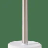 CASA WHITE ELEGANCE Brosse WC Avec Support Blanc, Argent