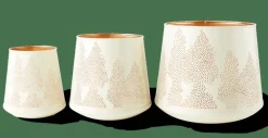 CASA WOODS Lanterne Crème