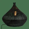 CASA ZALOU Lampe De Table Noir