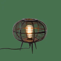 CASA ZANZI Lampe De Table E27 Noir